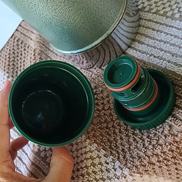 Stanley Vintage Aladdin Insulated Steel Thermos‎ Bottle Green Quart 950 mL USA - Picture 9 of 12